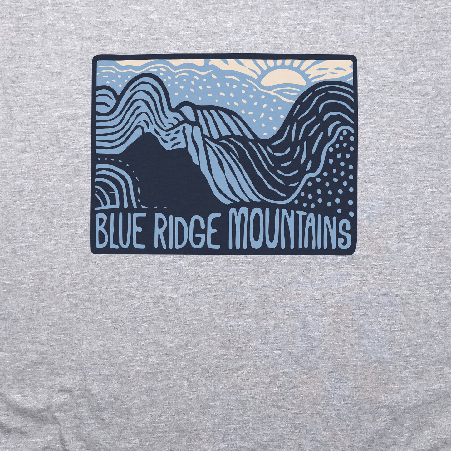 Blue Ridge Mountains Crewneck Sweatshirt Adventure and Outdoors Themed Sweatshirt