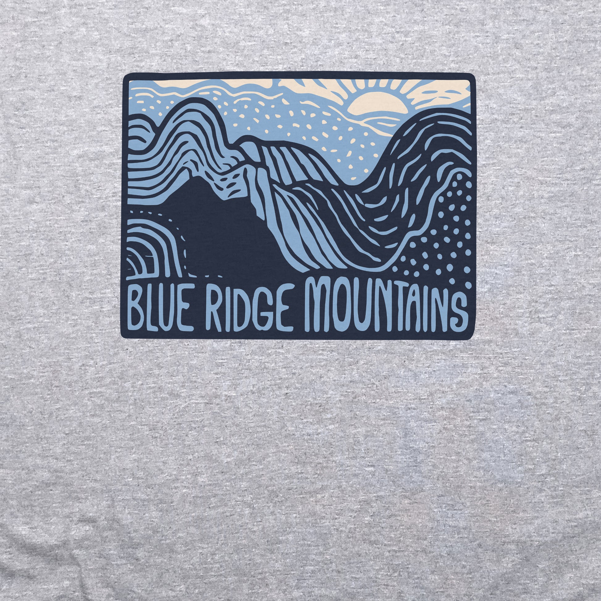 Blue Ridge Mountains Crewneck Sweatshirt Adventure and Outdoors Themed Sweatshirt