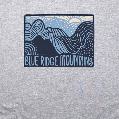 Blue Ridge Mountains Crewneck Sweatshirt Adventure and Outdoors Themed Sweatshirt