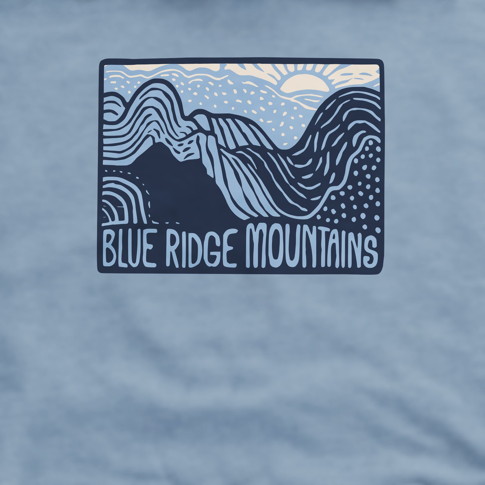 Blue Ridge Mountains Crewneck Sweatshirt Adventure and Outdoors Themed Sweatshirt