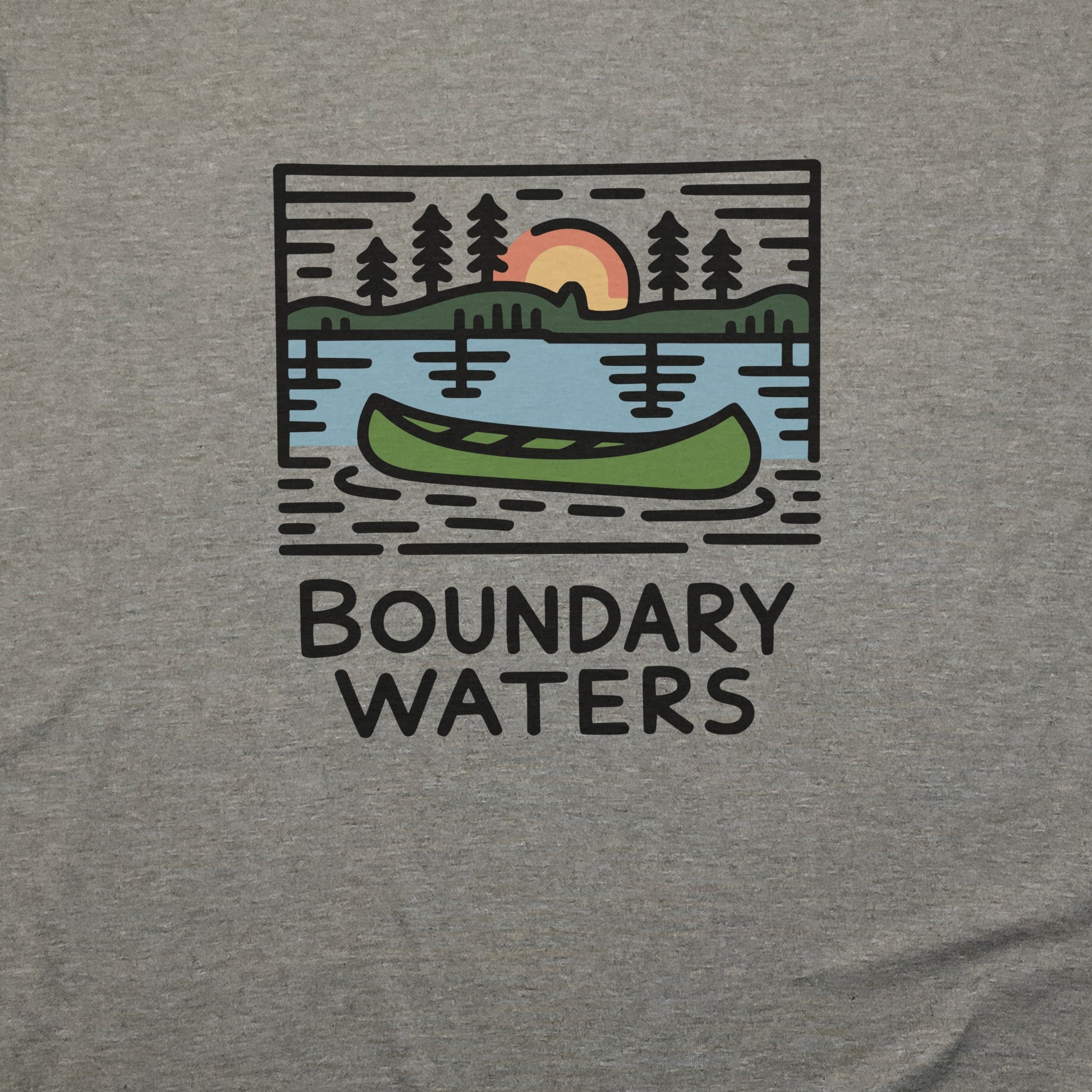 Boundary Waters Canoe Area Wilderness T-Shirt Adventure and Outdoors Themed T-Shirt