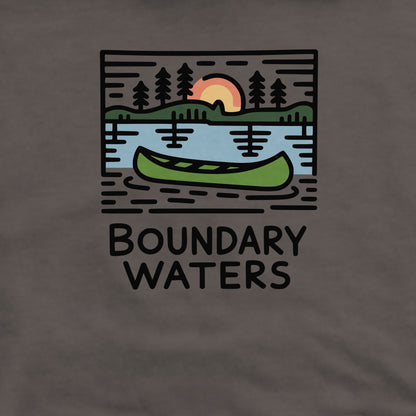Boundary Waters Canoe Area Wilderness Crewneck Sweatshirt Adventure and Outdoors Themed Sweatshirt