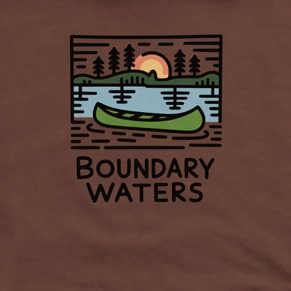 Boundary Waters Canoe Area Wilderness Crewneck Sweatshirt Adventure and Outdoors Themed Sweatshirt