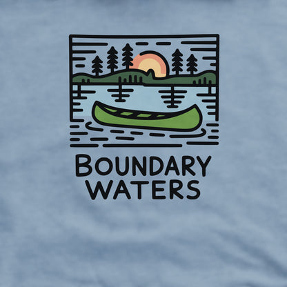 Boundary Waters Canoe Area Wilderness Crewneck Sweatshirt Adventure and Outdoors Themed Sweatshirt
