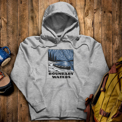 Boundary Waters Canoe Area Wilderness at Night Hoodie