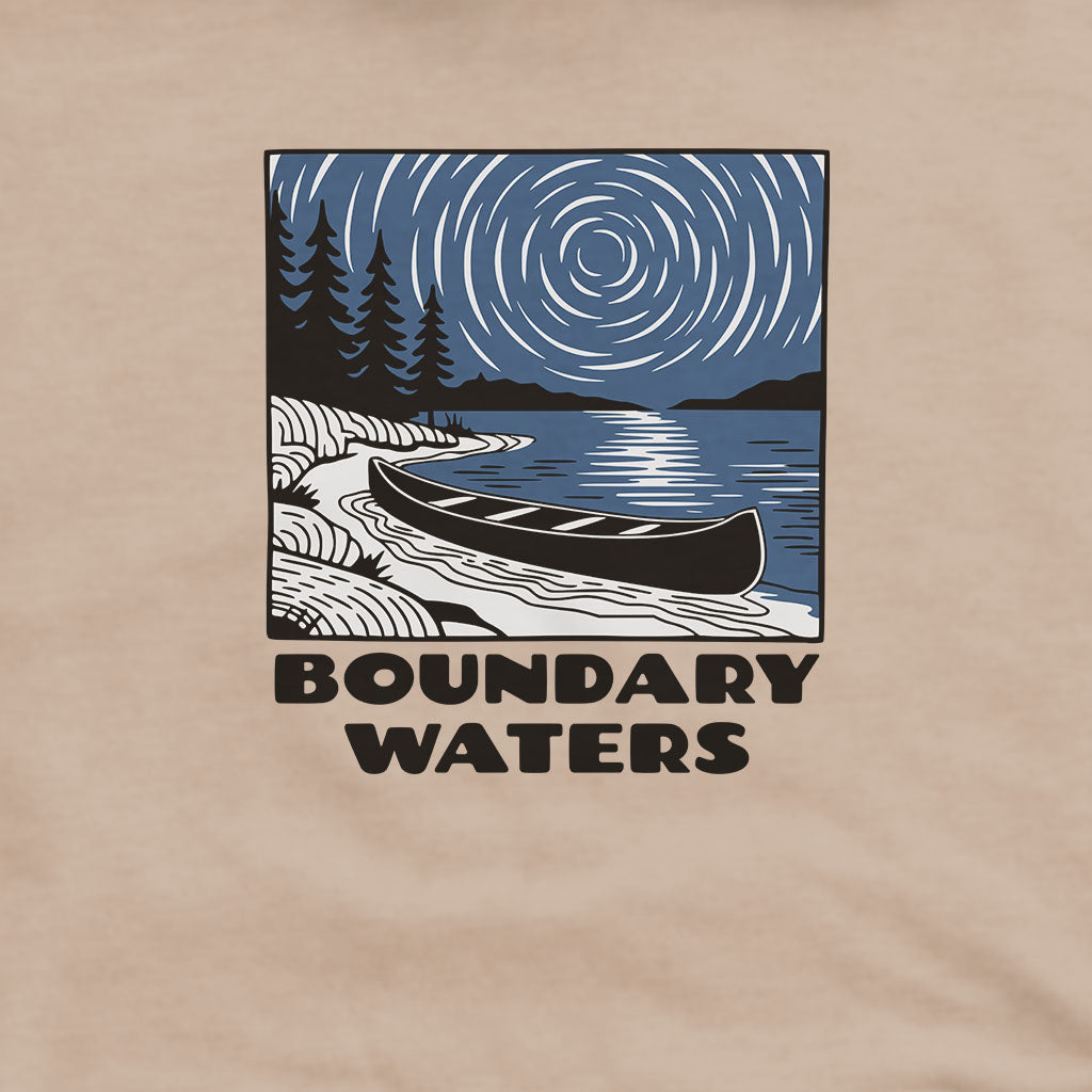 Boundary Waters Canoe Area Wilderness at Night Hoodie