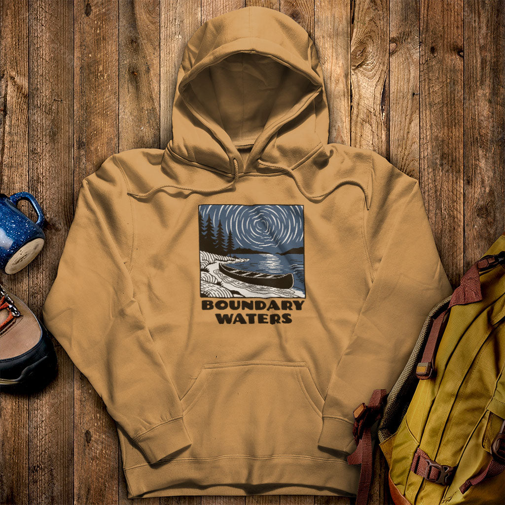 Boundary Waters Canoe Area Wilderness at Night Hoodie