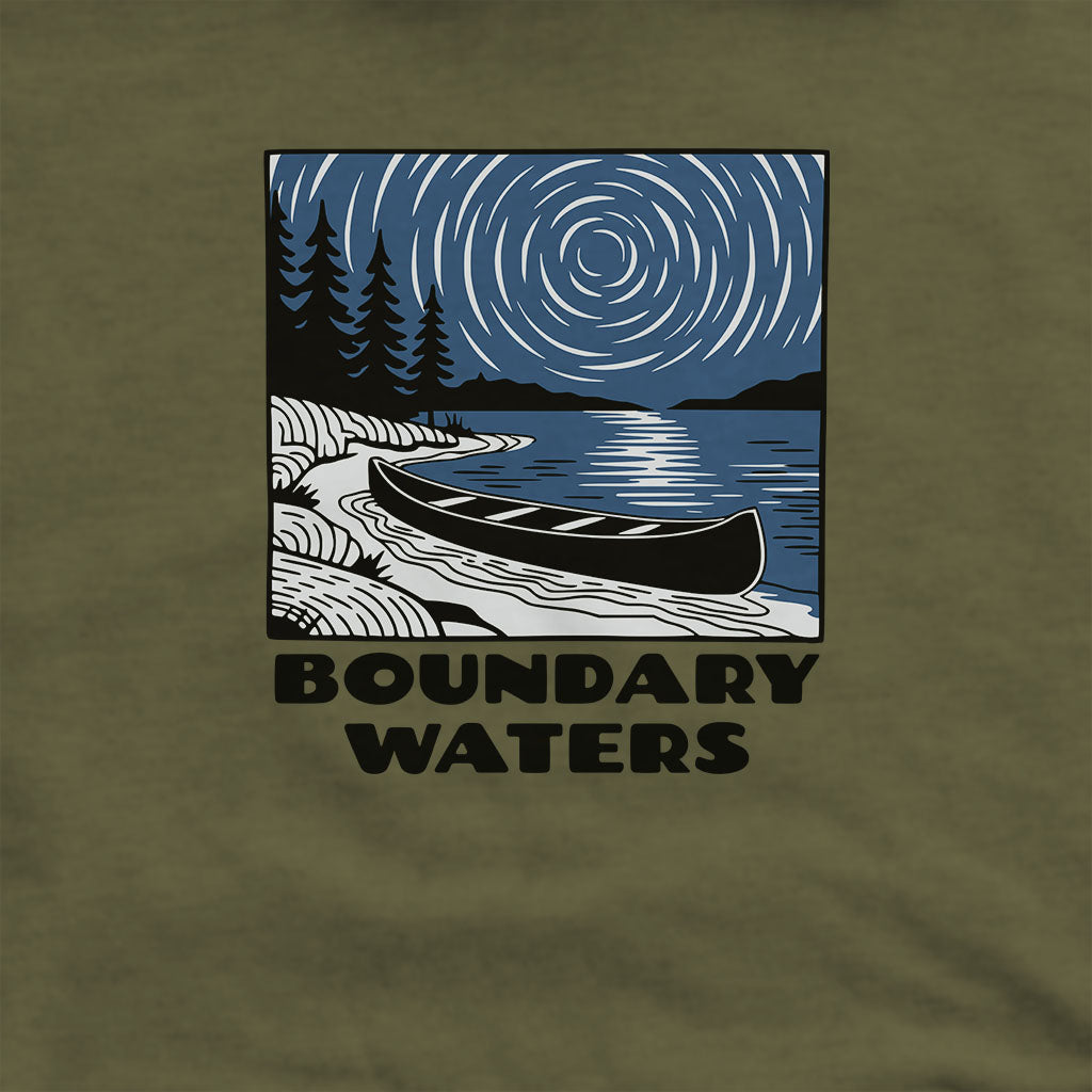 Boundary Waters Canoe Area Wilderness at Night Hoodie