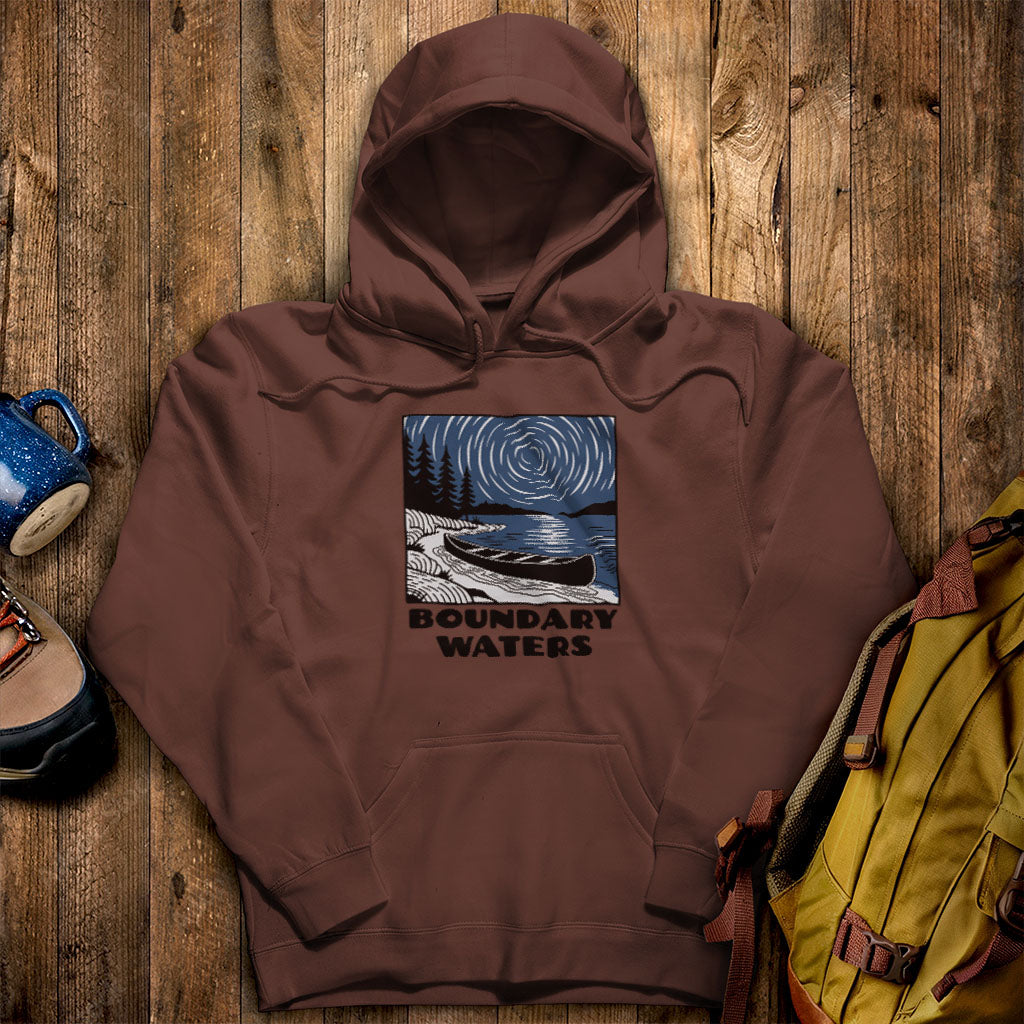 Boundary Waters Canoe Area Wilderness at Night Hoodie