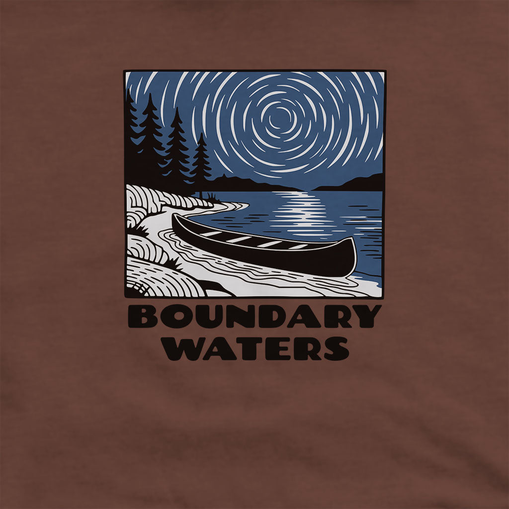 Boundary Waters Canoe Area Wilderness at Night Hoodie