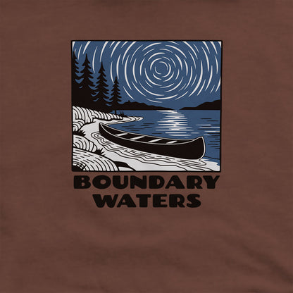 Boundary Waters Canoe Area Wilderness at Night Hoodie