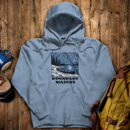Boundary Waters Canoe Area Wilderness at Night Hoodie