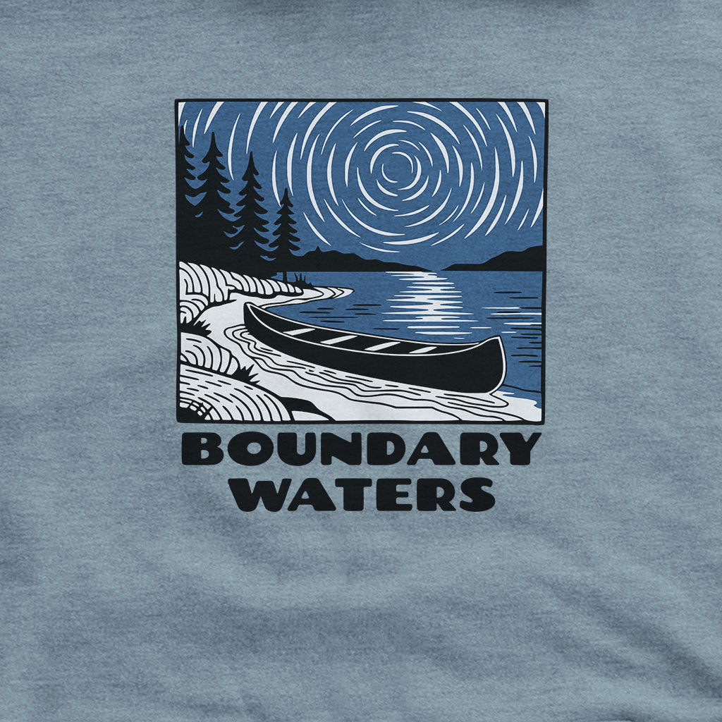 Boundary Waters Canoe Area Wilderness at Night Hoodie
