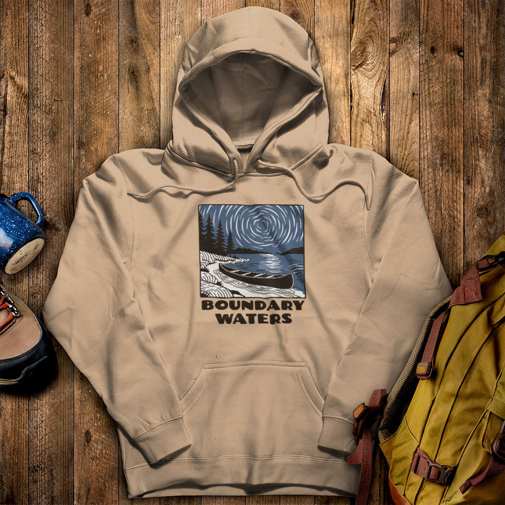 Boundary Waters Canoe Area Wilderness at Night Hoodie