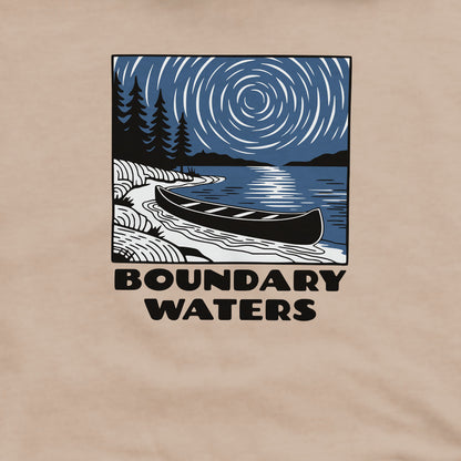 Boundary Waters Canoe Area Wilderness at Night Crewneck Sweatshirt