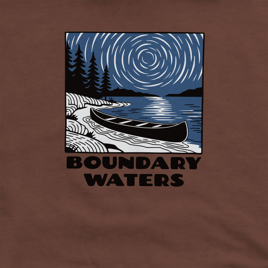Boundary Waters Canoe Area Wilderness at Night Crewneck Sweatshirt