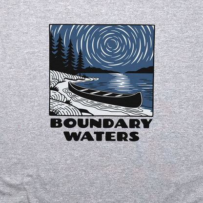 Boundary Waters Canoe Area Wilderness at Night Crewneck Sweatshirt