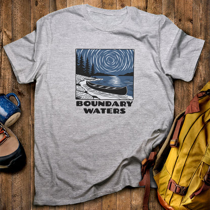 Boundary Waters Canoe Area Wilderness at Night T-Shirt