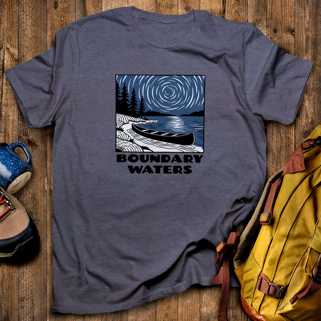 Boundary Waters Canoe Area Wilderness at Night T-Shirt