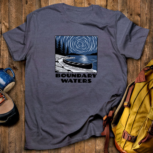 Boundary Waters Canoe Area Wilderness at Night T-Shirt