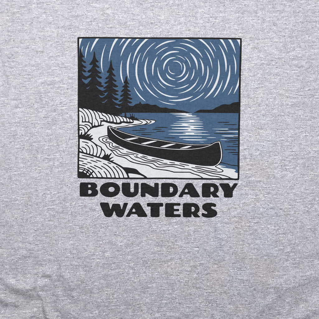 Boundary Waters Canoe Area Wilderness at Night T-Shirt