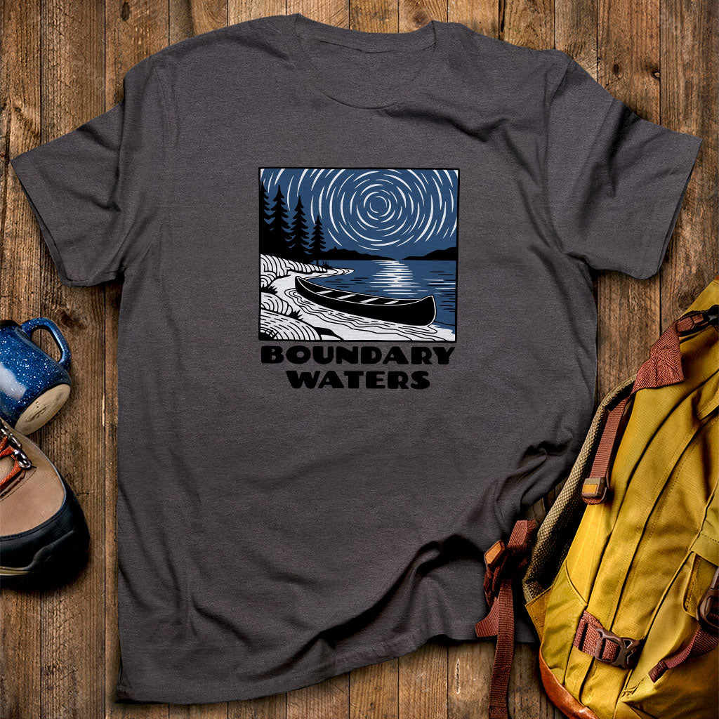 Boundary Waters Canoe Area Wilderness at Night T-Shirt