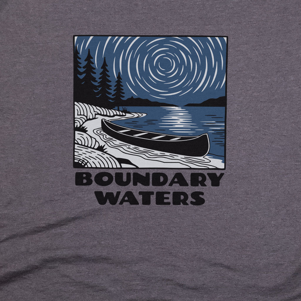 Boundary Waters Canoe Area Wilderness at Night T-Shirt