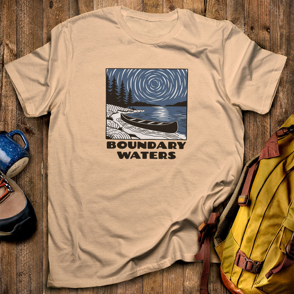 Boundary Waters Canoe Area Wilderness at Night T-Shirt
