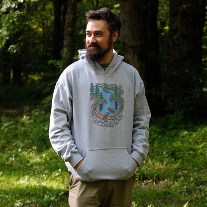 Bowdish Lake Hoodie Adventure and Outdoors Themed Hoodie