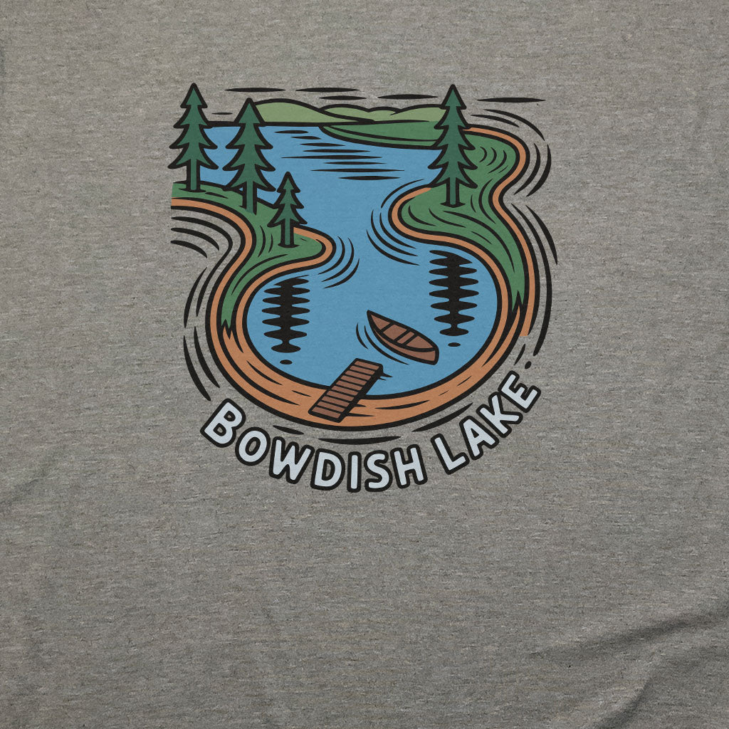 Bowdish Lake T-Shirt Adventure and Outdoors Themed T-Shirt