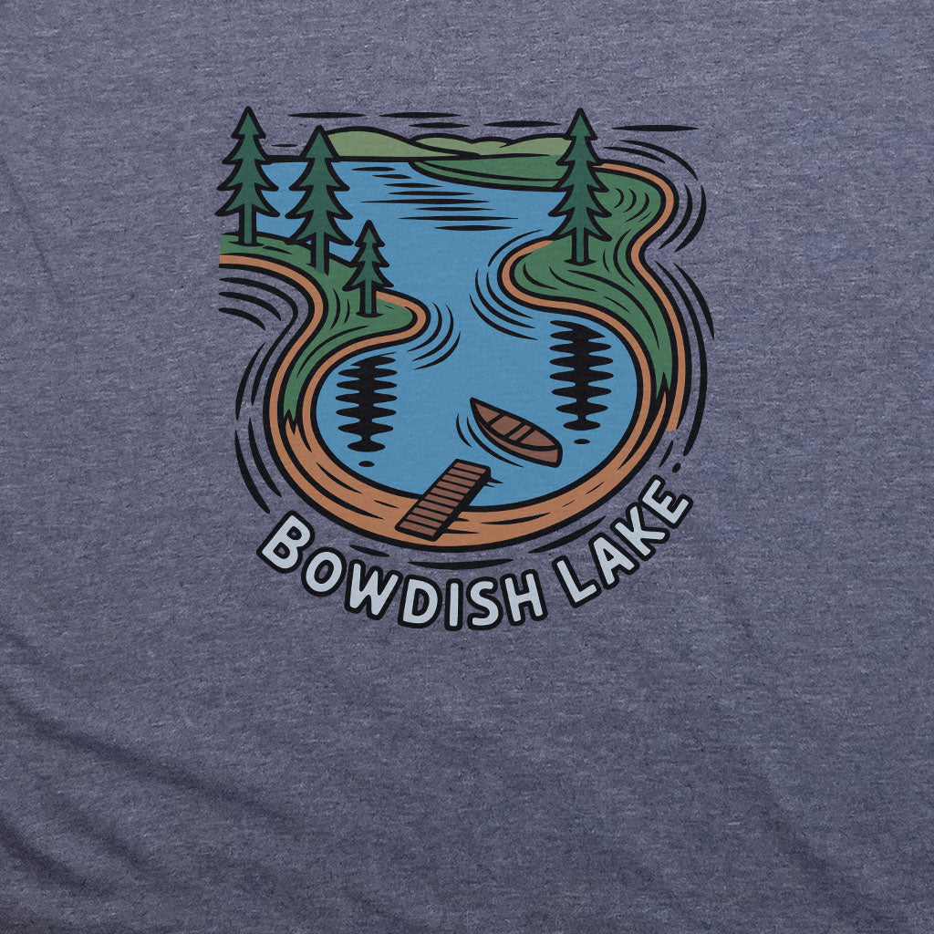 Bowdish Lake T-Shirt Adventure and Outdoors Themed T-Shirt