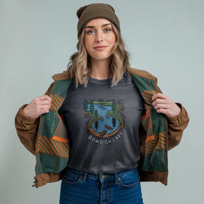 Bowdish Lake T-Shirt Adventure and Outdoors Themed T-Shirt