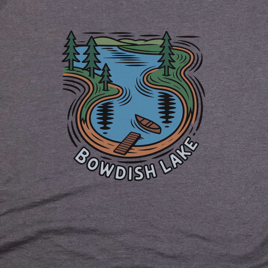 Bowdish Lake T-Shirt Adventure and Outdoors Themed T-Shirt