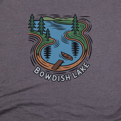 Bowdish Lake T-Shirt Adventure and Outdoors Themed T-Shirt