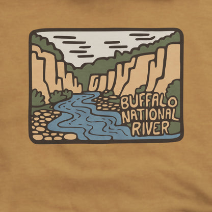 Buffalo National River Hoodie Adventure and Outdoors Themed Hoodie