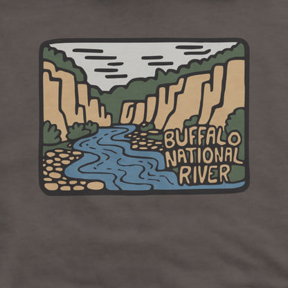 Buffalo National River Hoodie Adventure and Outdoors Themed Hoodie