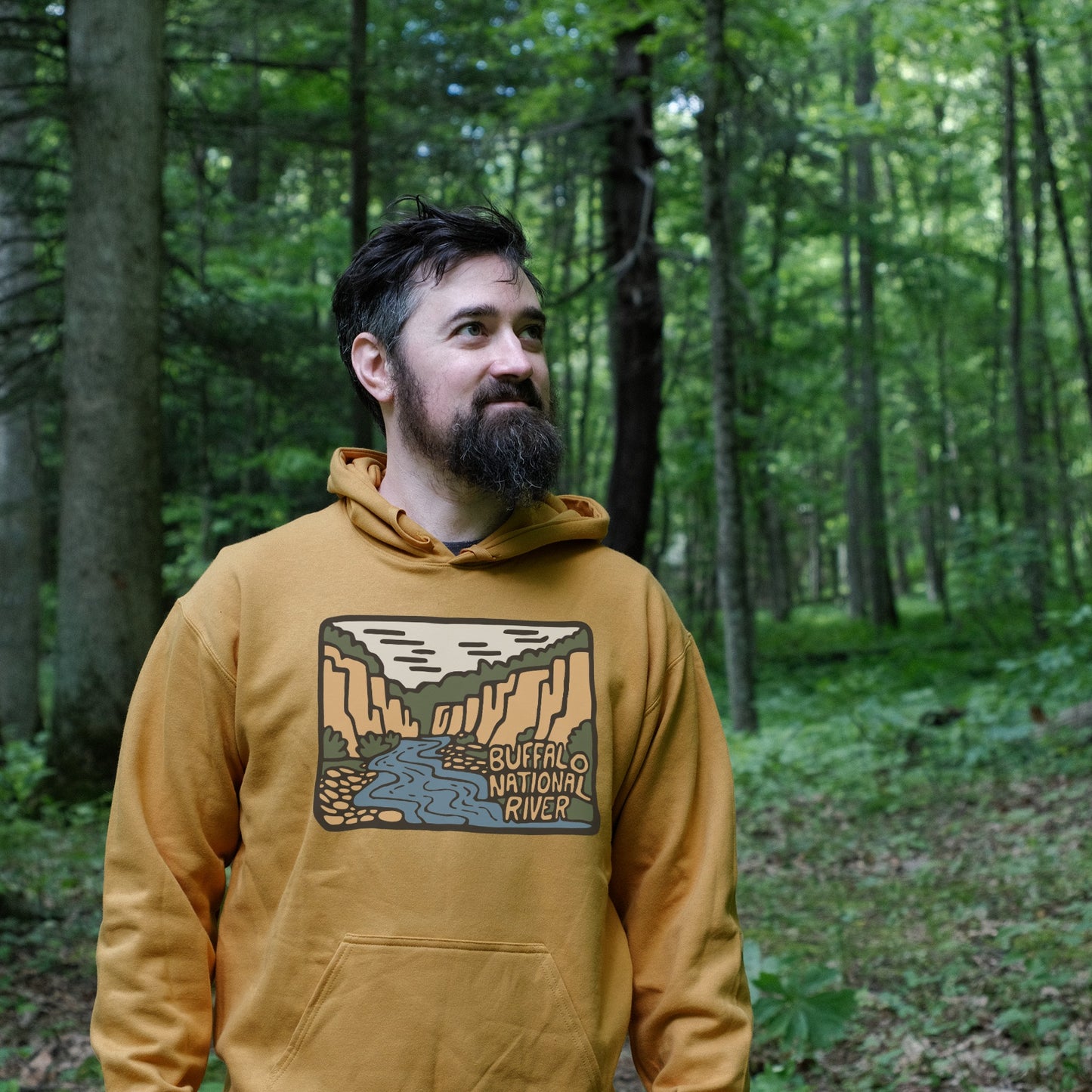 Buffalo National River Hoodie Adventure and Outdoors Themed Hoodie