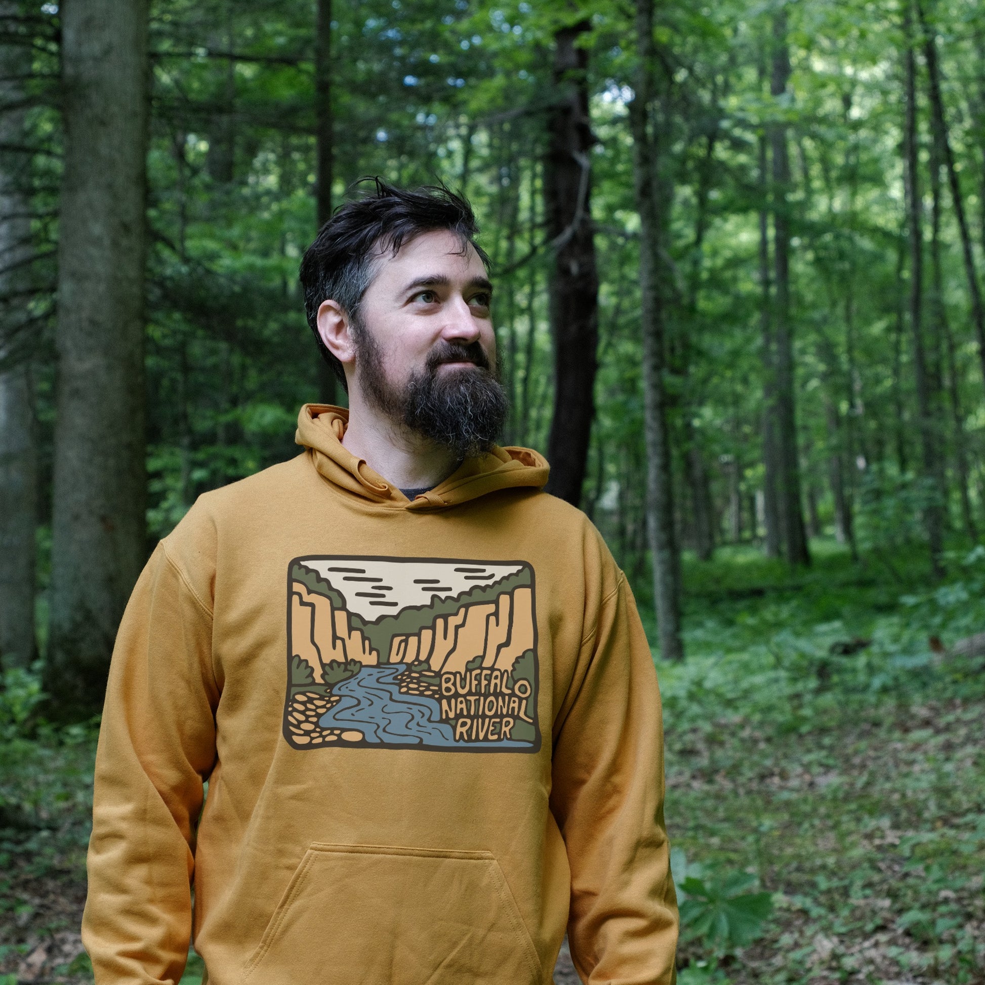 Buffalo National River Hoodie Adventure and Outdoors Themed Hoodie