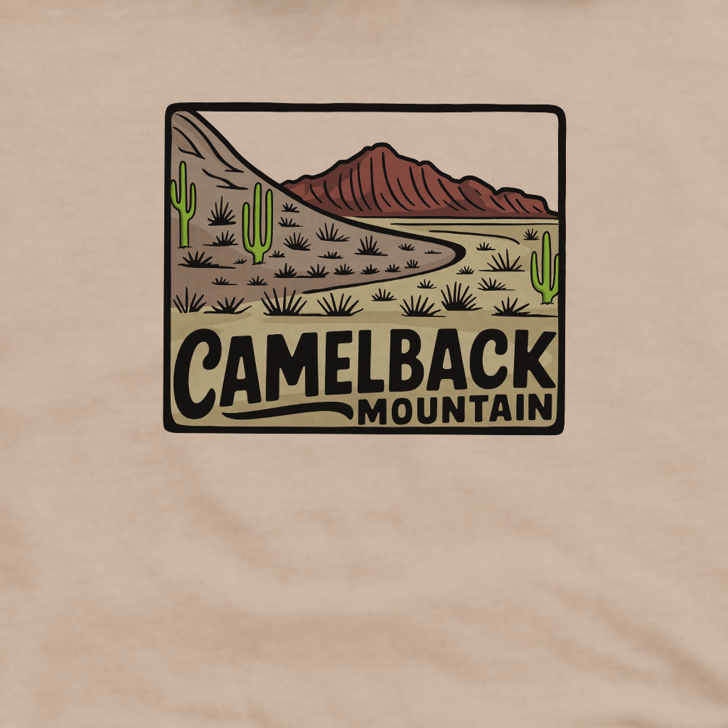 Camelback Mountain Crewneck Sweatshirt Adventure and Outdoors Themed Sweatshirt