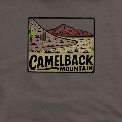 Camelback Mountain Crewneck Sweatshirt Adventure and Outdoors Themed Sweatshirt