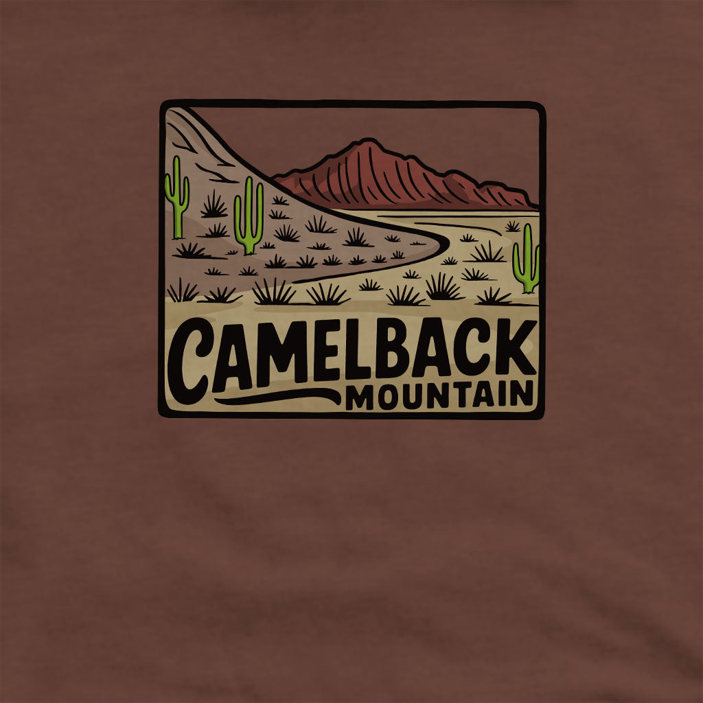 Camelback Mountain Crewneck Sweatshirt Adventure and Outdoors Themed Sweatshirt