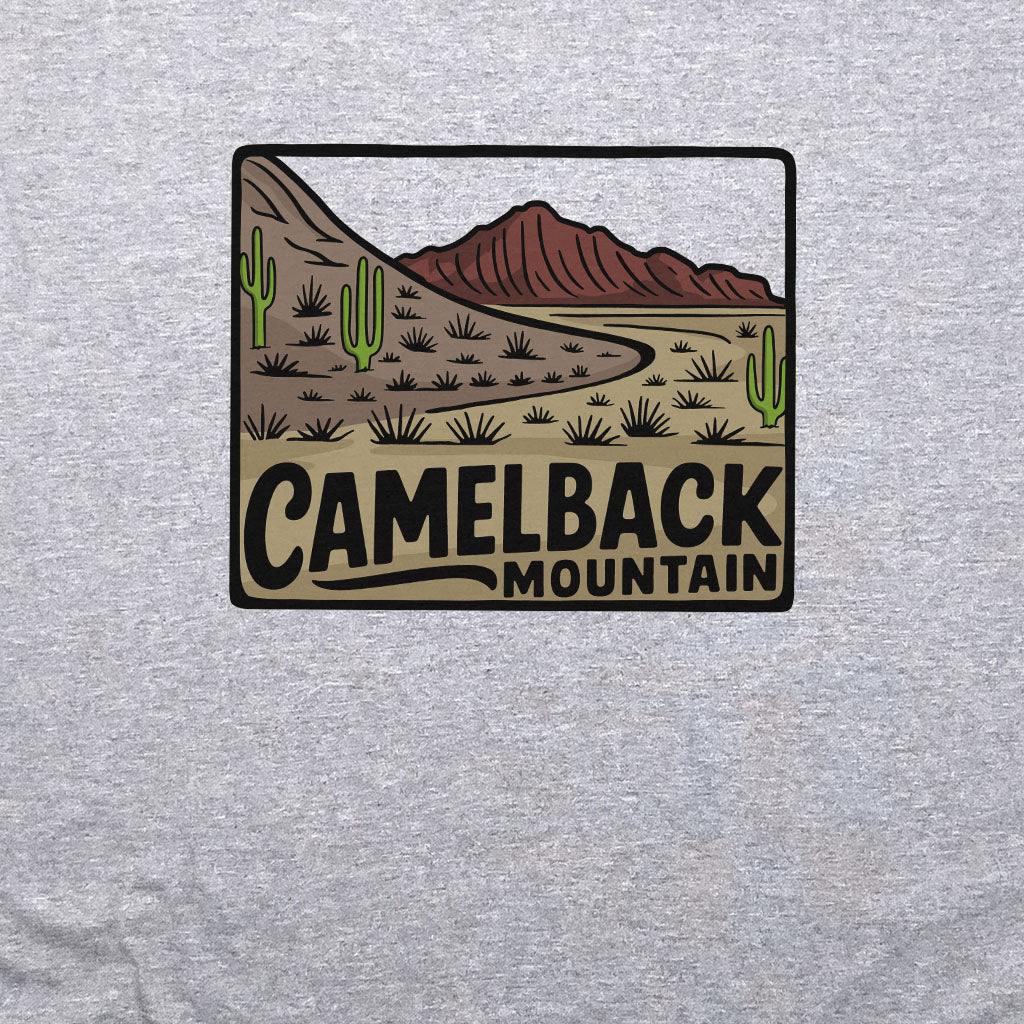 Camelback Mountain Crewneck Sweatshirt Adventure and Outdoors Themed Sweatshirt