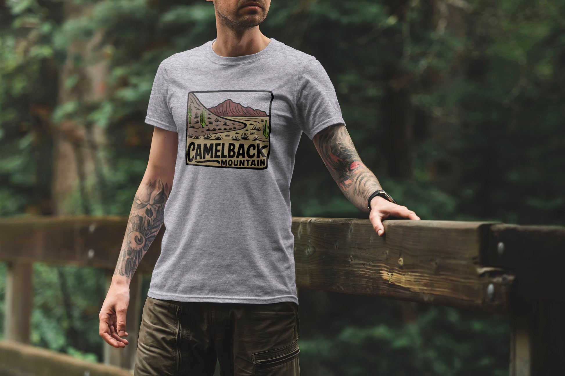 Camelback Mountain T-Shirt Adventure and Outdoors Themed T-Shirt