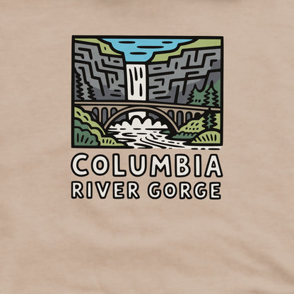 Columbia River Gorge Crewneck Sweatshirt Adventure and Outdoors Themed Sweatshirt