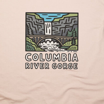 Columbia River Gorge T-Shirt Adventure and Outdoors Themed T-Shirt