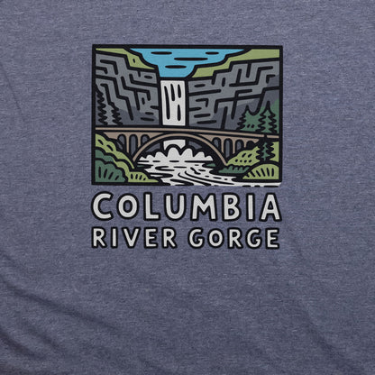 Columbia River Gorge T-Shirt Adventure and Outdoors Themed T-Shirt