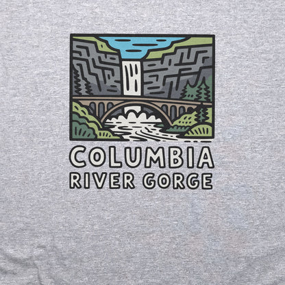 Columbia River Gorge T-Shirt Adventure and Outdoors Themed T-Shirt