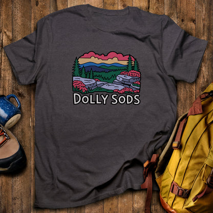 Dolly Sods Wilderness T-Shirt Dark Heather Adventure and Outdoors Themed T-Shirt