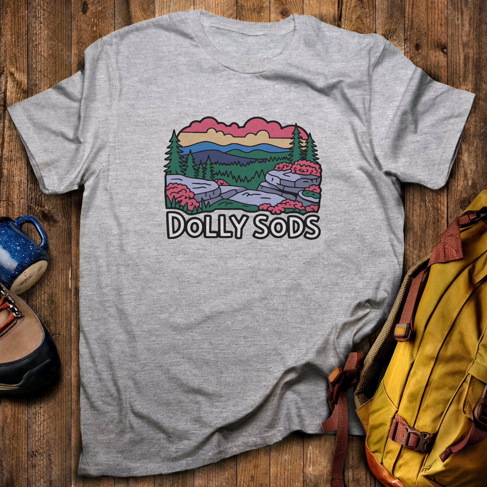 Dolly Sods Wilderness T-Shirt Sport Grey Adventure and Outdoors Themed T-Shirt