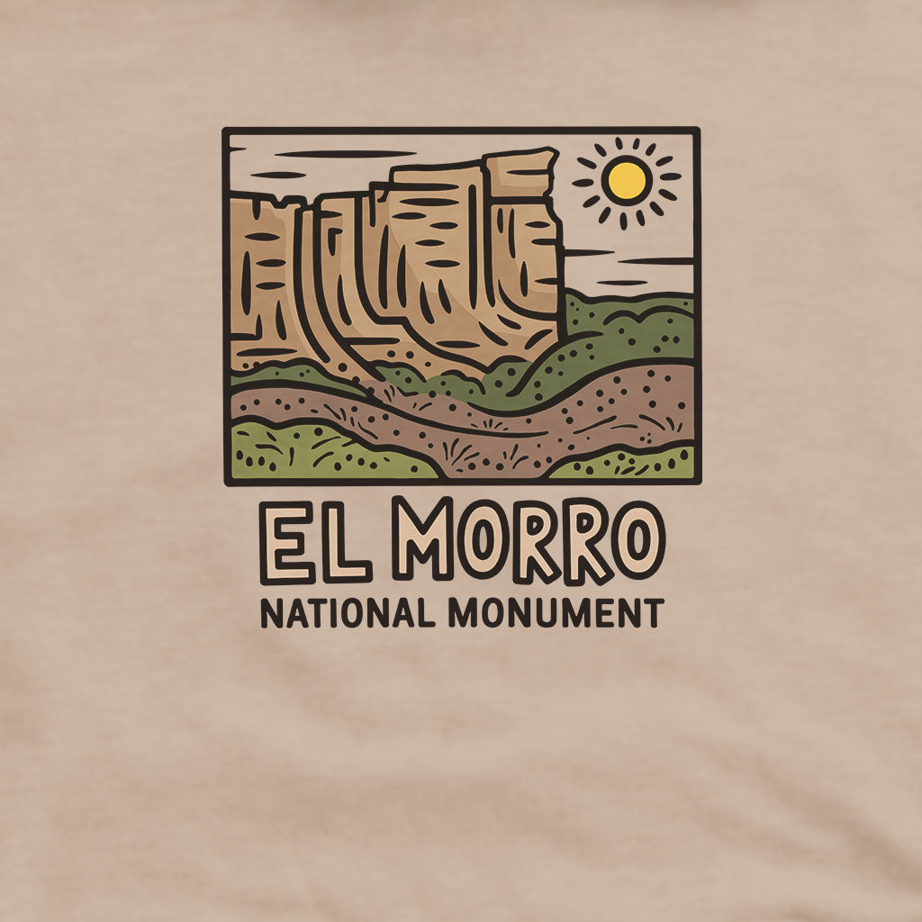 El Morro National Monument Hoodie Adventure and Outdoors Themed Hoodie